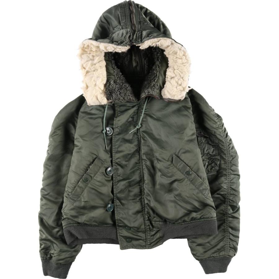 古着 80年代 米軍実品 N-2B ミリタリー フライトジャケット USA製 MEDIUM レディースM相当 /evb008044 古着 80年代 米軍実品 N-2B ミリタリー フライトジャケット USA製