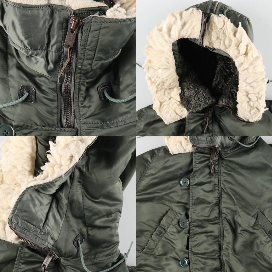 古着 80年代 米軍実品 N-2B ミリタリー フライトジャケット USA製