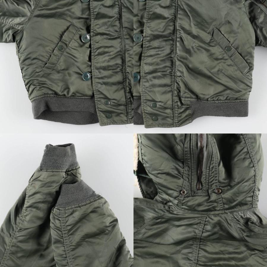 古着 80年代 米軍実品 N-2B ミリタリー フライトジャケット USA製
