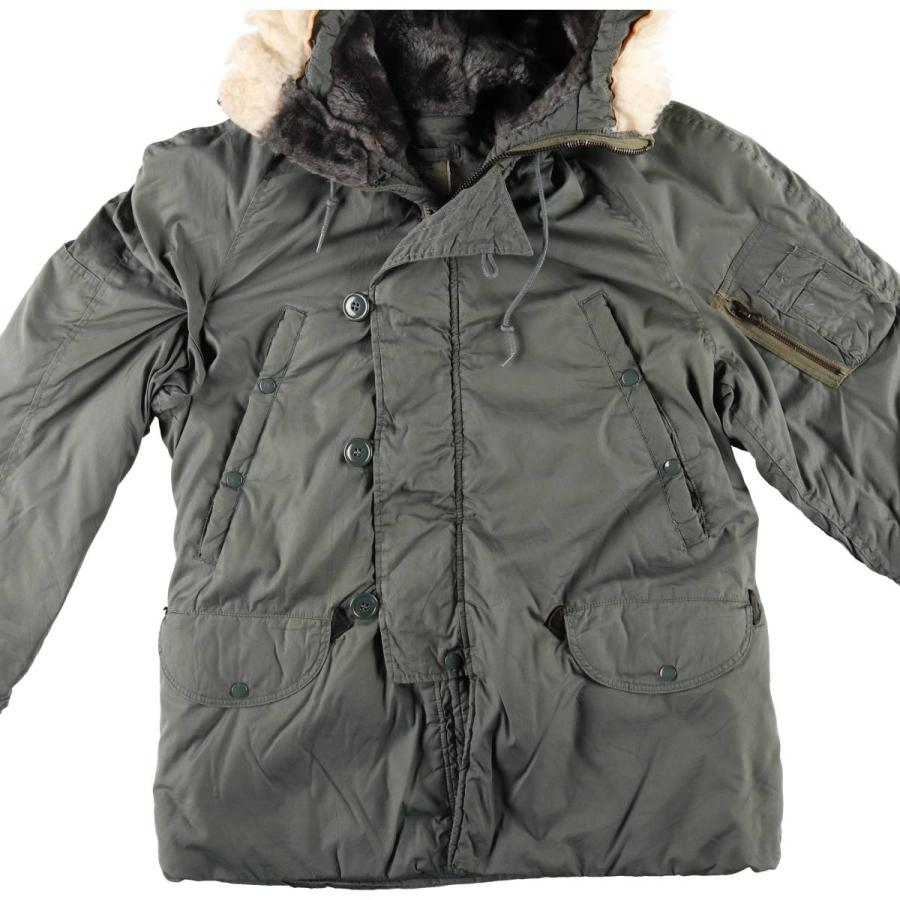 古着 70年代 米軍実品 N-3B ミリタリー フライトジャケット USA製