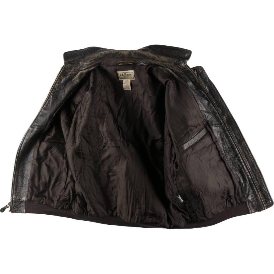 LLBean】A-2typeフライトジャケット L.L.Bean 古着 エルエルビーン A-2タイプ レザーフライト