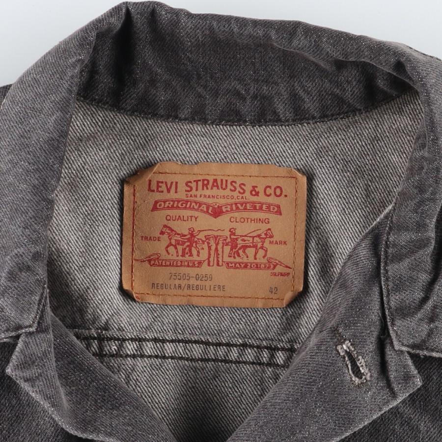 Levi's（リーバイス） 古着 80年代 Levi's 75505-0259 ブラック デニム