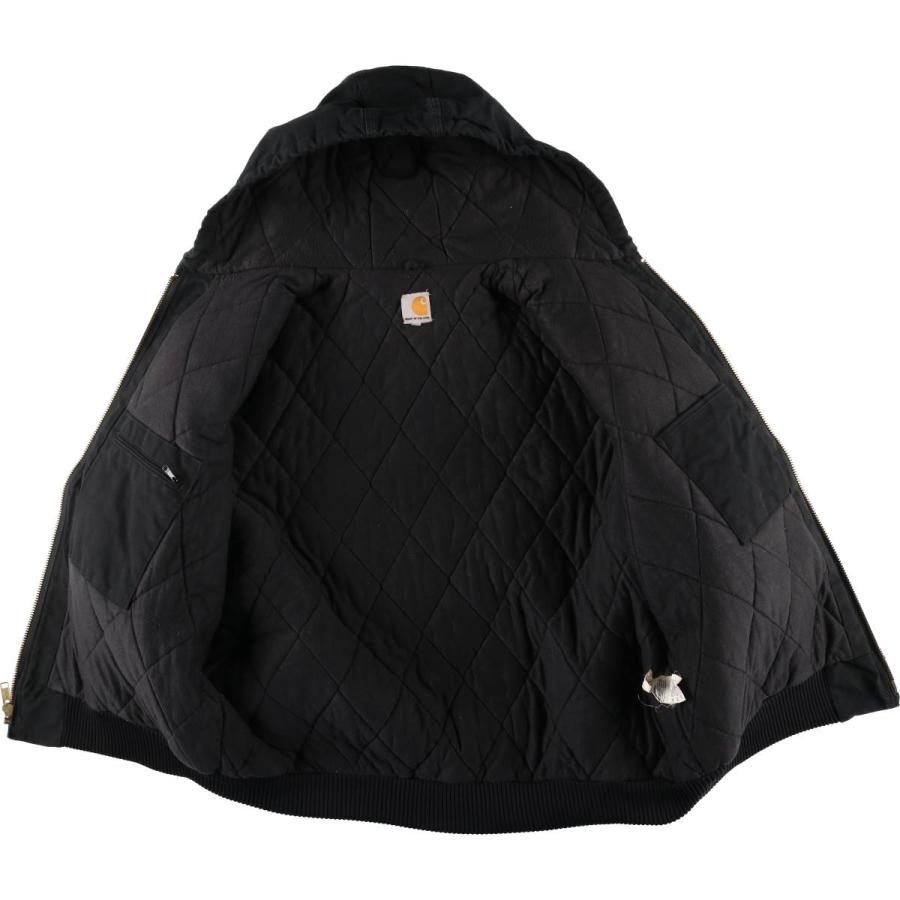 古着 カーハート Carhartt アクティブジャケット 中綿入り ダックフルジップパーカー USA製 メンズXXL相当/evb008690 Carhartt（カーハート） 古着 アクティブジャケット 中綿入り ダック