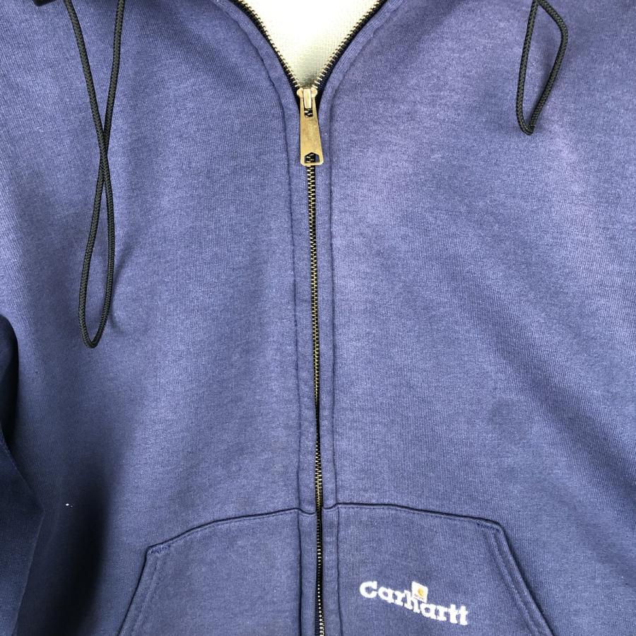 古着 カーハート Carhartt スウェットフルジップパーカー メンズXXL相当/evb008691 Carhartt（カーハート） 古着 スウェットフルジップパーカー メンズXXL