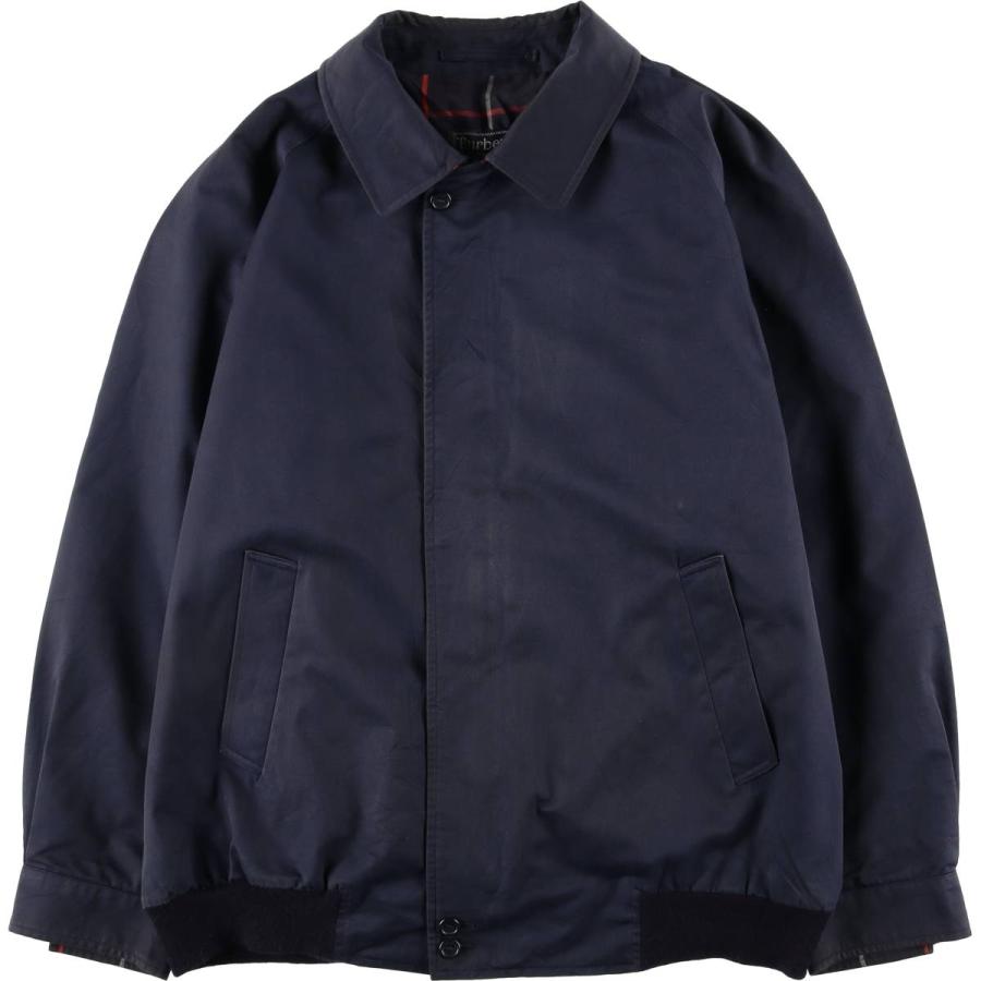 90s BURBERRY リバーシブル スイングトップ バーバリー　ブラック BURBERRY（バーバリー） 古着 Burberry's スイングトップ スポーツ