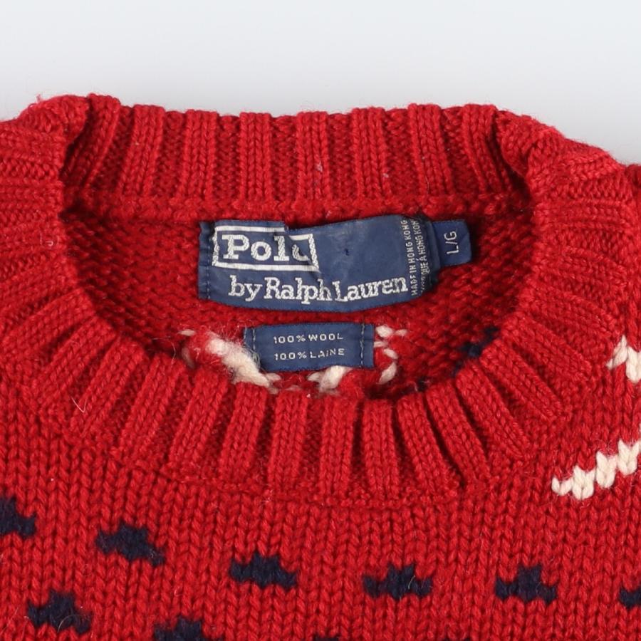 古着 90年代 ラルフローレン POLO by Ralph Lauren 総柄 スキー柄 