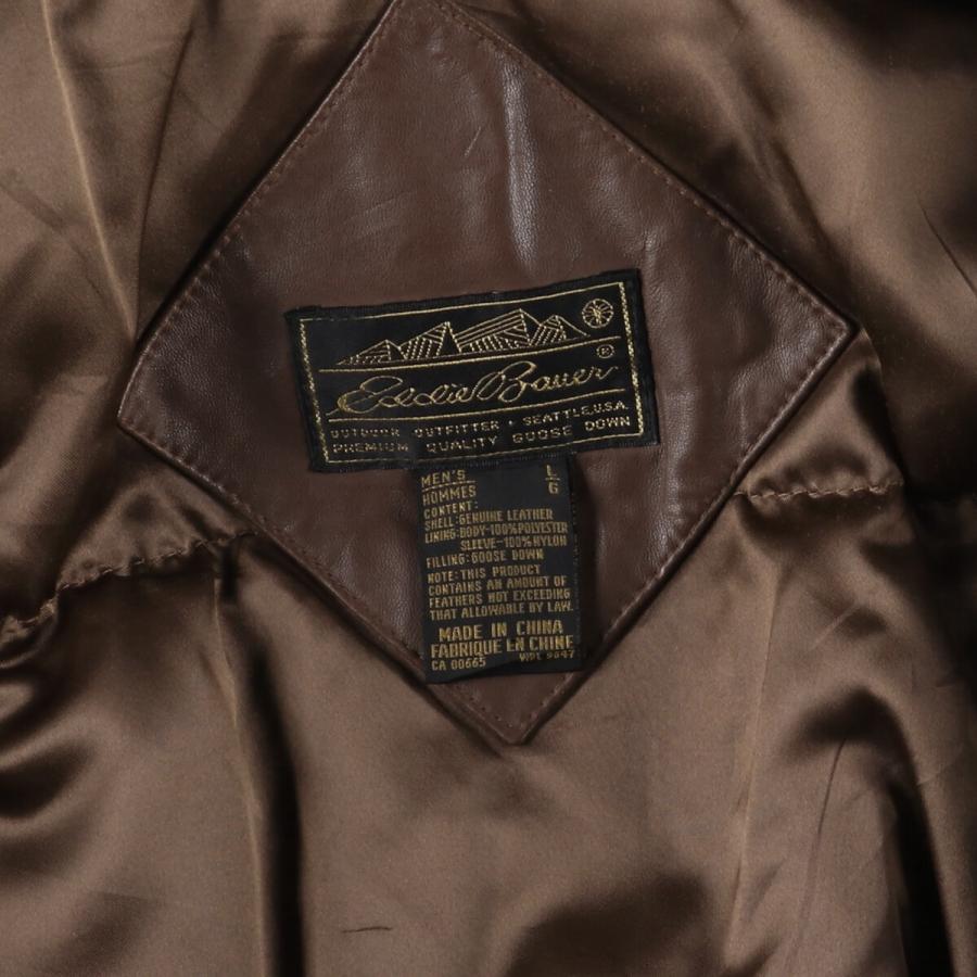 古着 80~90年代 エディーバウアー Eddie Bauer 黒タグ レザー 古着 80~90年代 エディーバウアー Eddie Bauer 黒タグ レザー