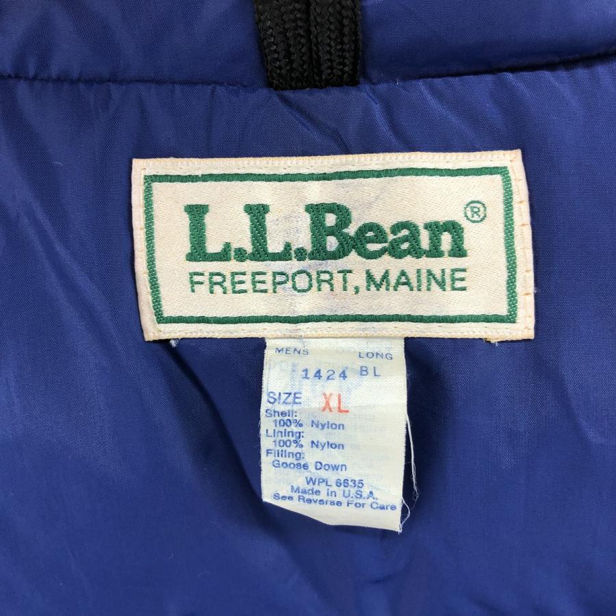 L.L.Bean（エルエルビーン） 古着 80年代 グースダウンベスト USA製