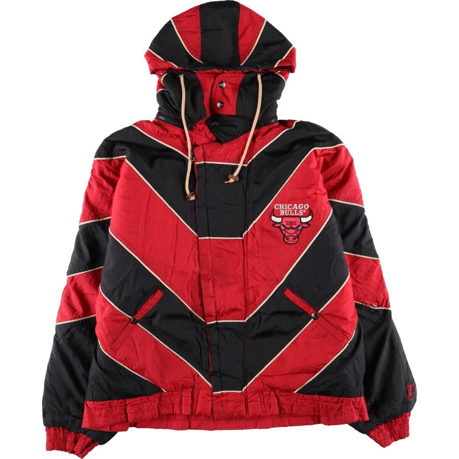 古着 90年代 PRO PLAYER NBA シカゴブルズ バックロゴ 中綿 古着 90年代 PRO PLAYER NBA シカゴブルズ バックロゴ 中綿
