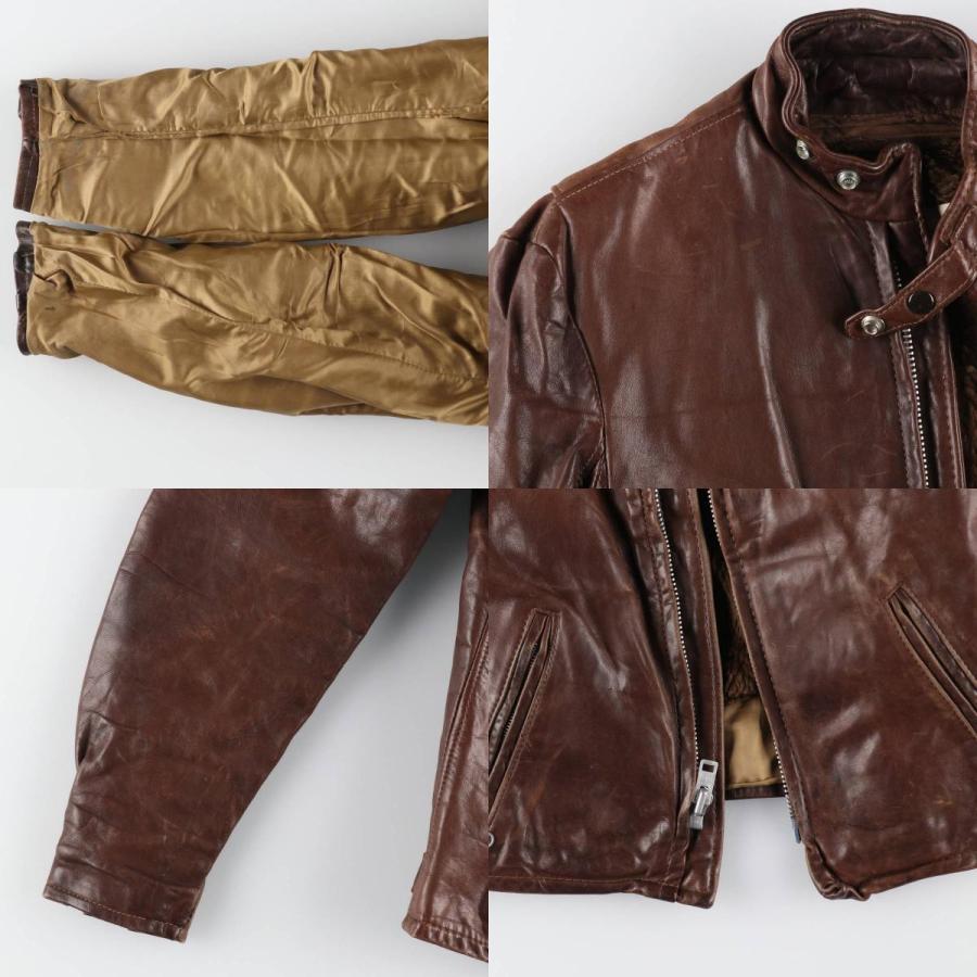 Schott N.Y.C 古着 80年代 ショット SCHOTT ライナー付き