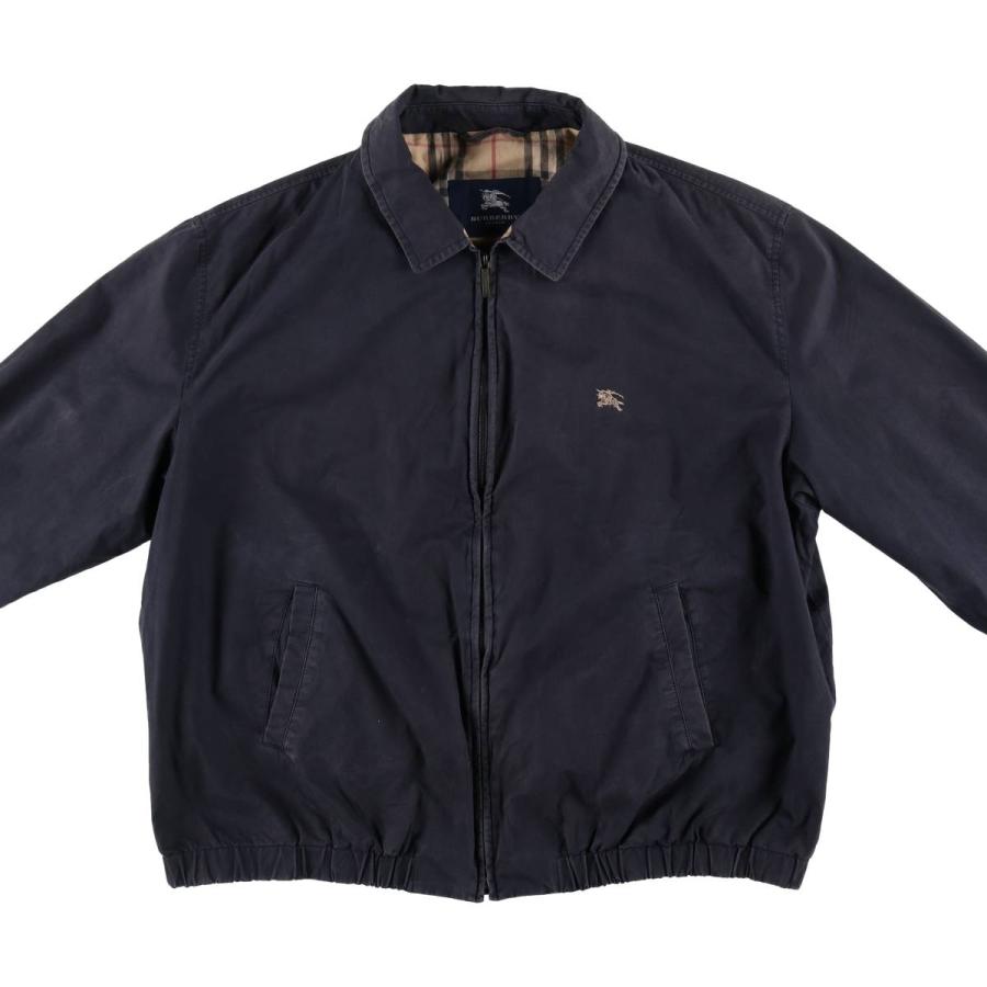 Burberry London スウィングトップ　ブラック　リバーシブル　短丈 BURBERRY（バーバリー） 古着 Burberry's LONDON スイングトップ