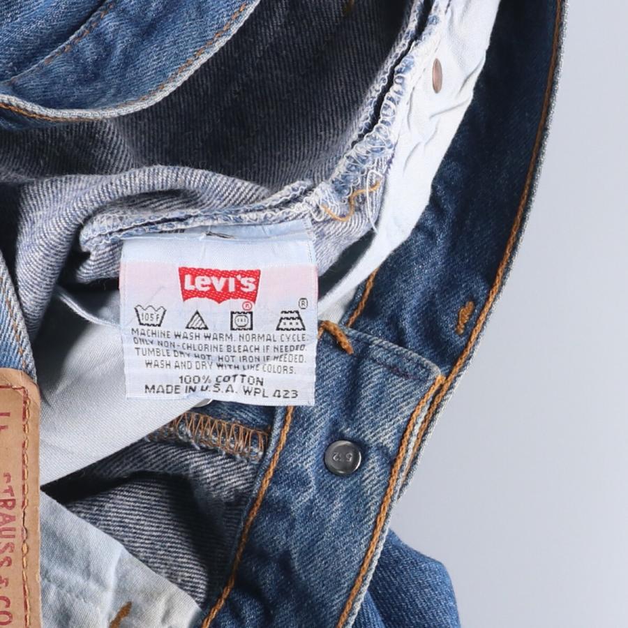 【Levi's 501 0115】ストレートデニム 90sヴィンテージ レア 古着 90s USA製 Levi's 501-0115 濃紺 ブルー デニム パンツ
