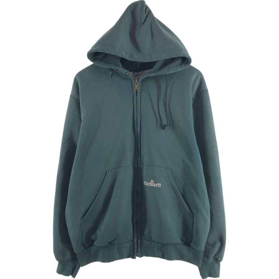 Carhartt 古着 カーハート スウェットフルジップパーカー メンズXL相当