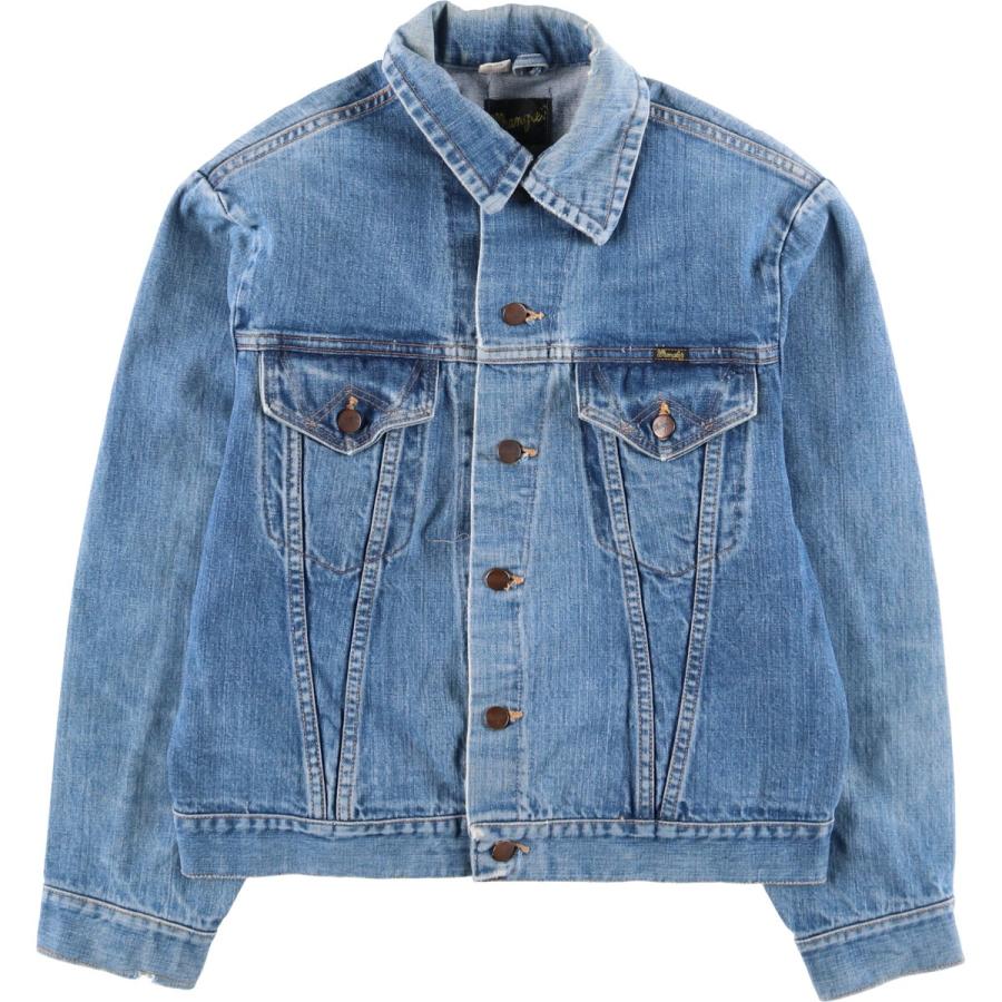 70’sラングラー　デニムジャケット　黒タグ Wrangler 古着 70年代 ラングラー 黒タグ デニムジャケット USA製