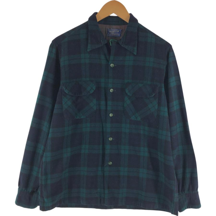 PENDLETON（ペンドルトン） 古着 50年代 ボードシャツ ブラック