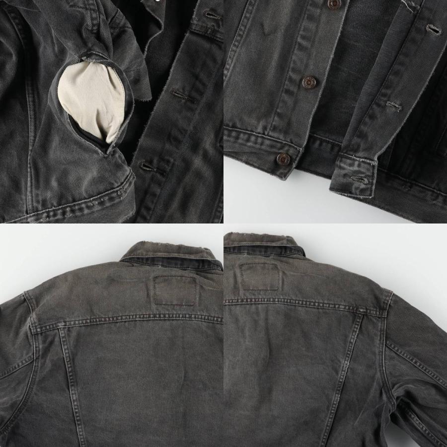 リーバイス　70503 02　ブラックデニムジャケット　Gジャン　ジーンズ　L 古着 90年代 リーバイス Levis 70503-02 ブラック デニム