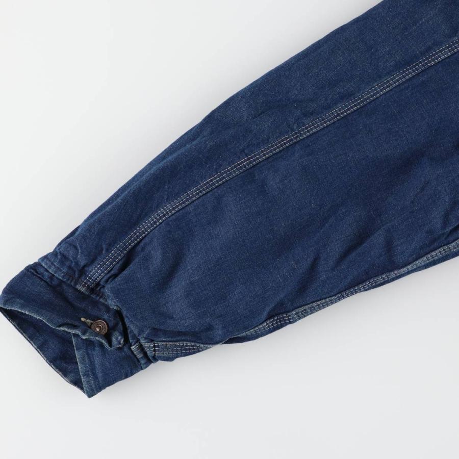 濃紺! 60s 70s デニムカバーオール ビッグサイズ 古着 濃紺 60~70年代 シアーズ Sears ROEBUCK デニムカバーオール USA