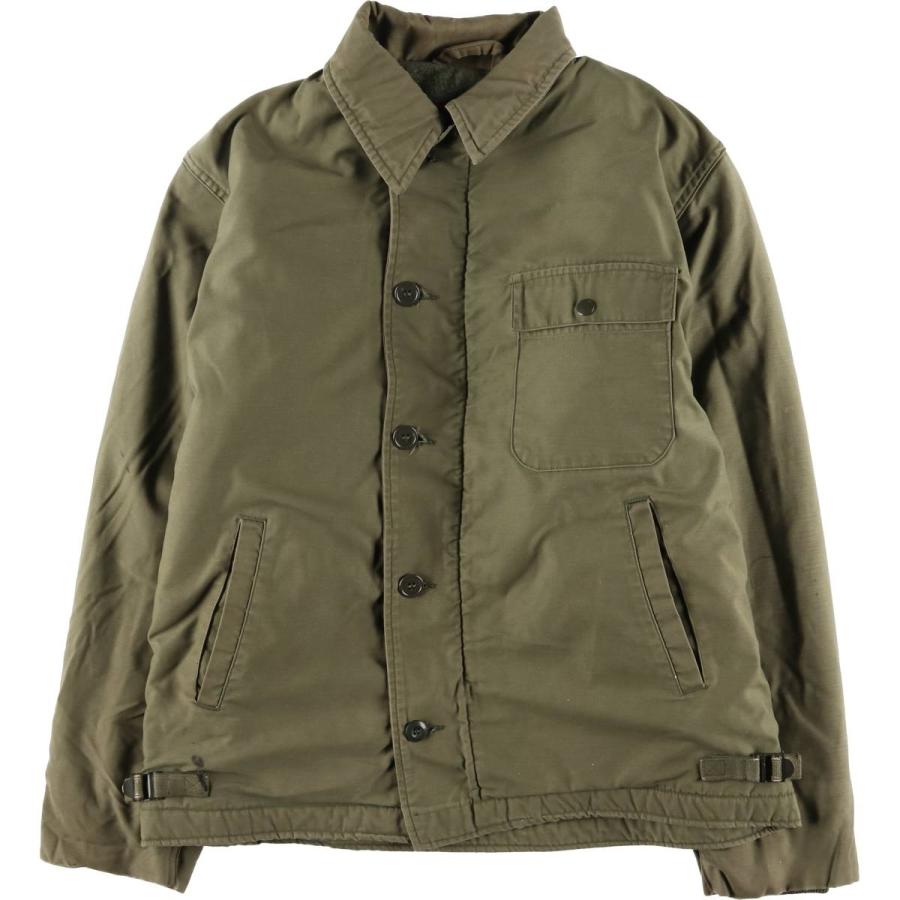 MILITARY - 米軍 実物 A-2 デッキジャケット U.S.Navy A-2 Deck Jacket Medium 