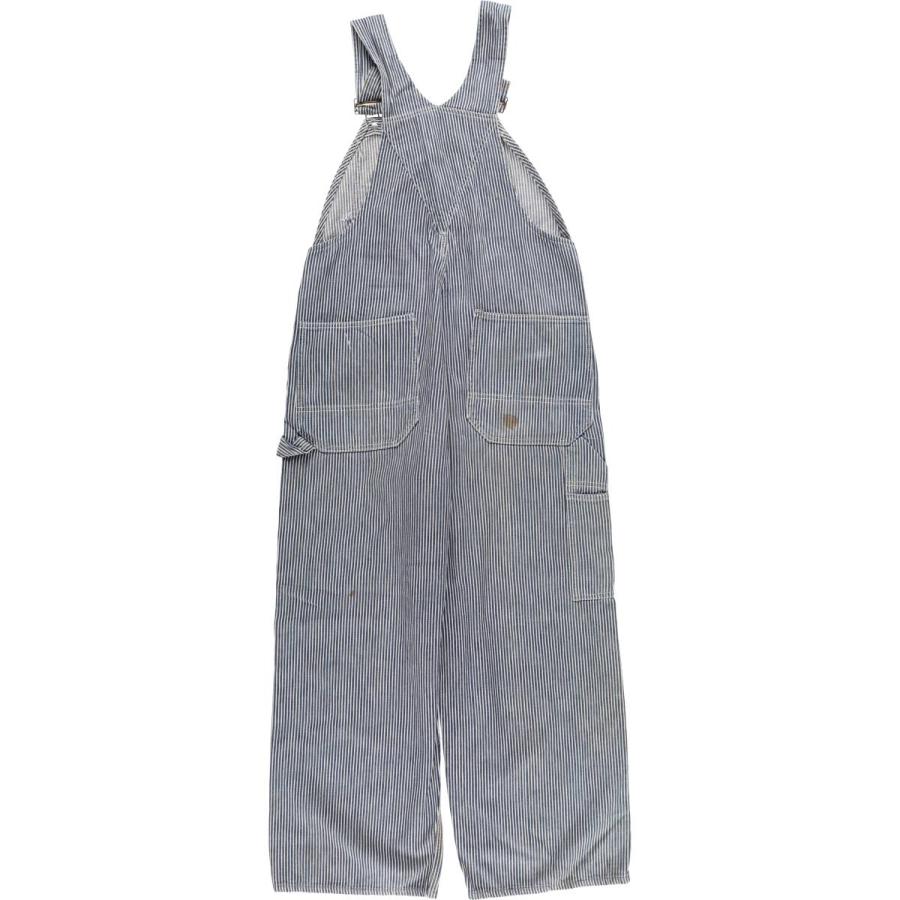 シアーズ ストライプ オーバーオール ヴィンテージ Sears 古着 60年代 シアーズ Sears ヒッコリーストライプ