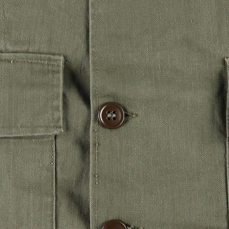 古着 40~50年代 米軍 筒袖 1stモデル 初期 ヘリンボーン ミリタリー