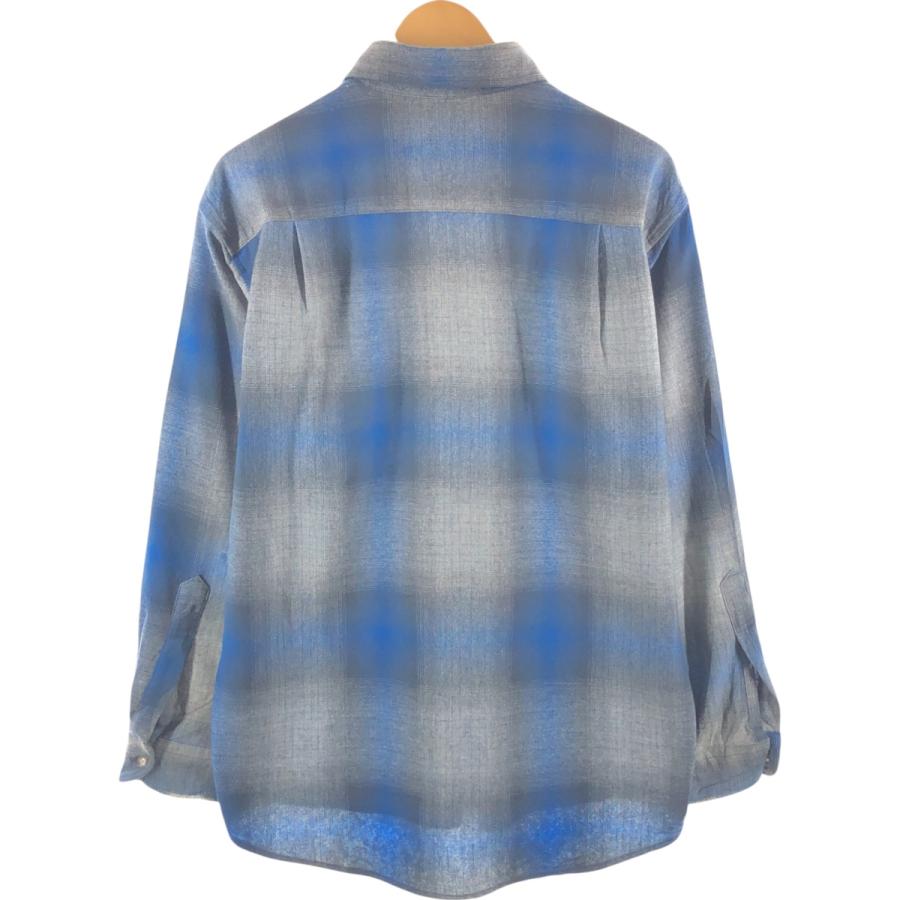 Pendleton ウールチェックシャツ XL 70's~80's PENDLETON チェックウールシャツ BROWN×NAVY SIZE L