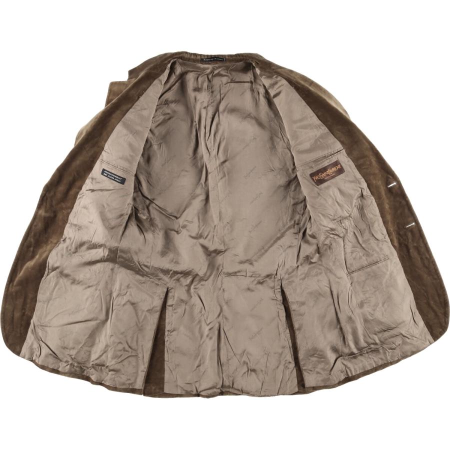 Yves Saint Laurent 古着 イヴサンローラン ベルベット テーラード  