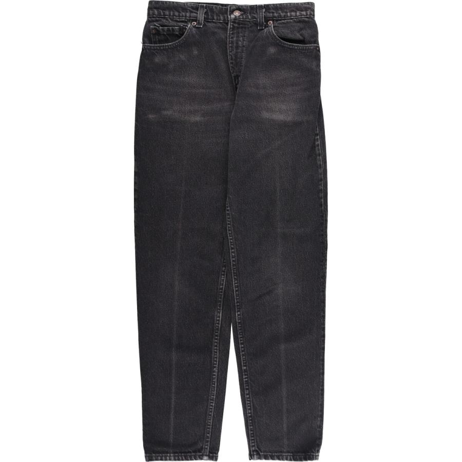 古着 90年代 リーバイス Levi's 550-0260 ブラックデニム テーパードデニムパンツ USA製 メンズw30相当 ヴィンテージ /evb031804 Levi's（リーバイス） 古着 90年代 Levi's 550-0260 ブラックデニム