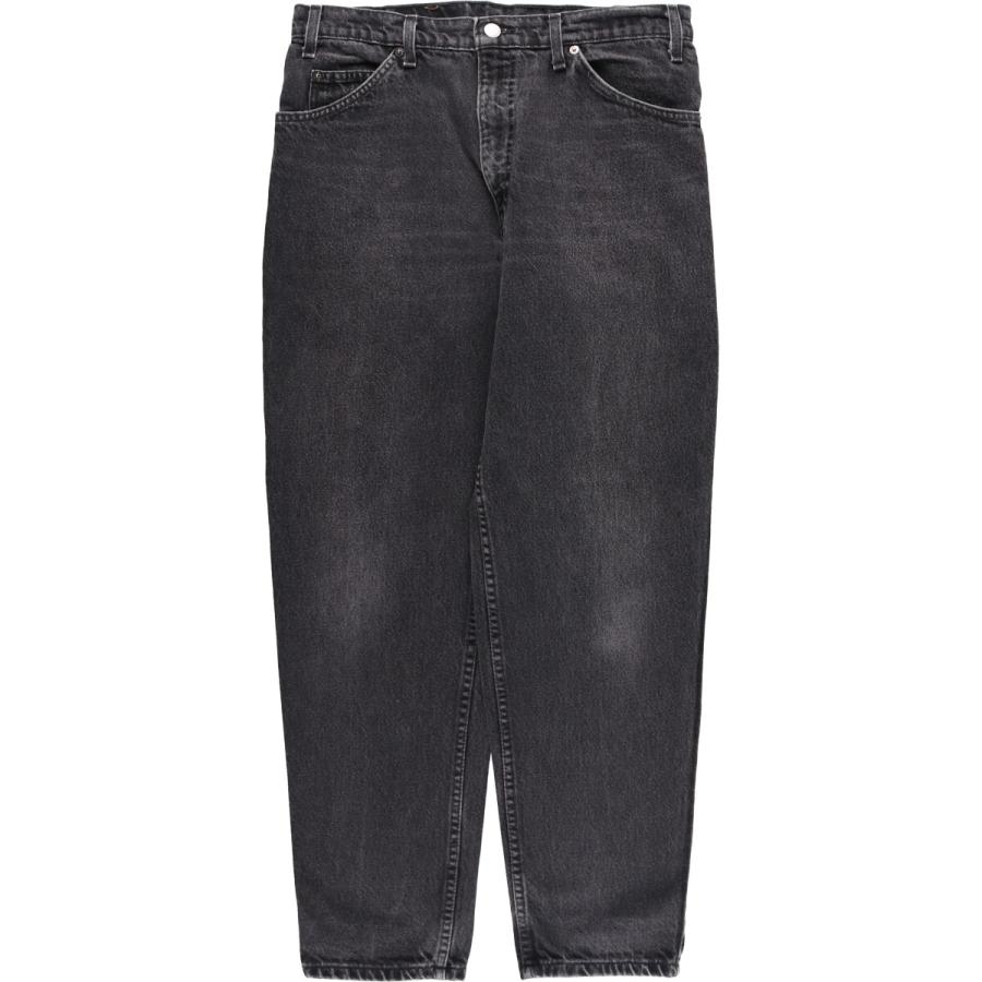 90s USA製 リーバイス550 ブラック オレンジタブ W USA製 90年代 Levi's リーバイス 550 オレンジタブ 後染め