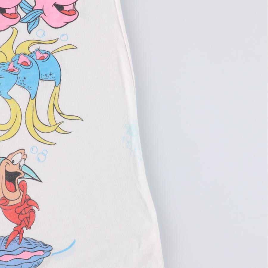 古着 THE LITTLE MERMAID リトルマーメイド 大判プリント キャラクター