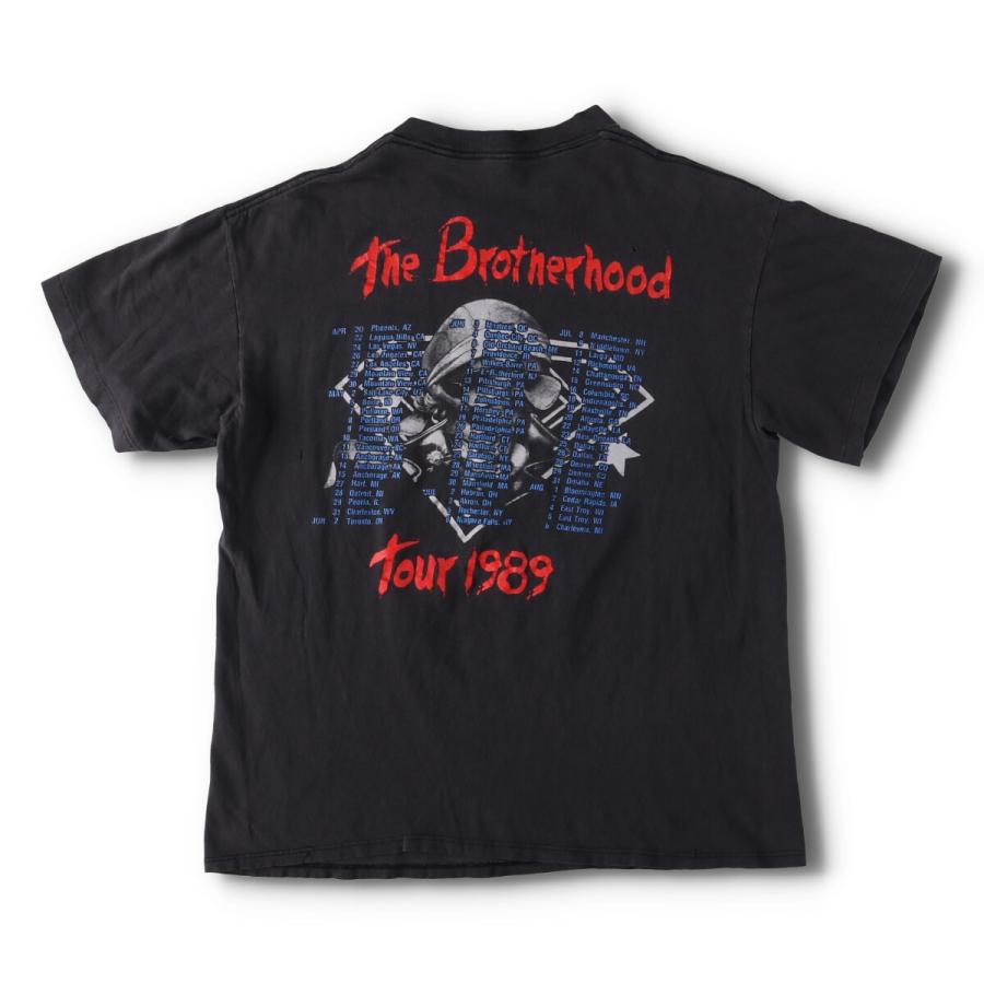 古着 80年代 ボンジョビ ドクロ柄 Forever Brotherhood tour 1989