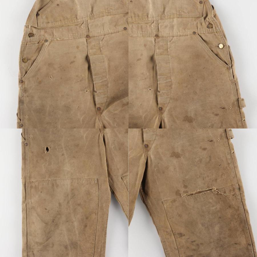 Carhartt 古着 カーハート ダブルニー ダック オーバーオール メンズ