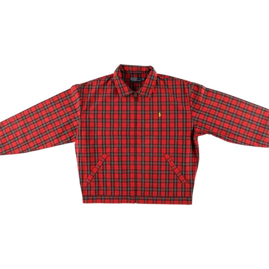 Polo by Ralph Lauren タータンチェック柄 ブルゾン/M POST JUNK / 80-90's POLO RALPH LAUREN USA製 タータンチェック ボア