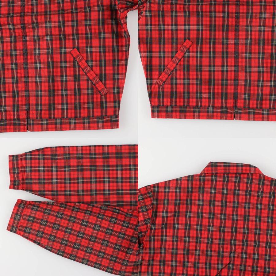 【美品✨】ポロラルフローレン　XL スイングトップ　チェック　刺繍　チェック 名作 80s Polo by Ralph Lauren ポロバイラルフローレン ブラック