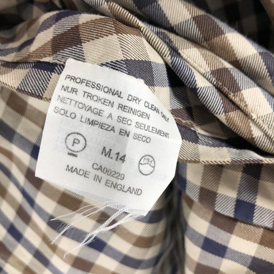 Aquascutum 古着 アクアスキュータム OF LONDON チェック柄