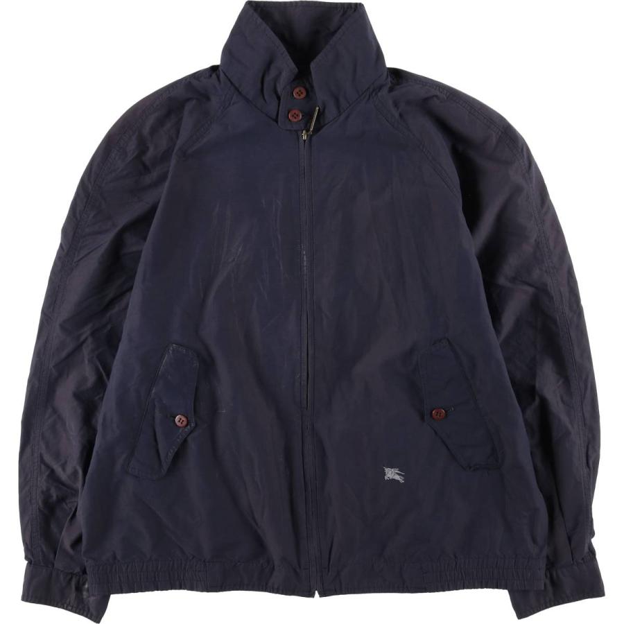 BURBERRY ハリントンジャケット　スイングトップ　ネイビー BURBERRY（バーバリー） 古着 Burberry's ハリントンジャケット