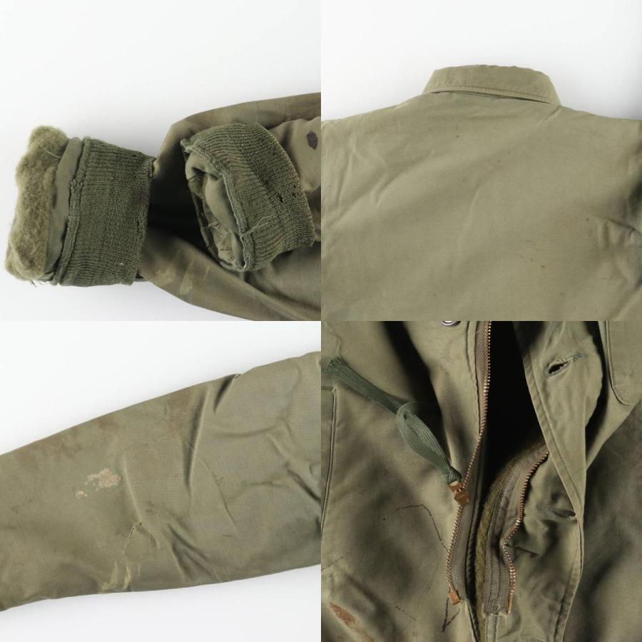 古着 訳あり特価 70年代 米軍実品 A-2 デッキジャケット ミリタリー