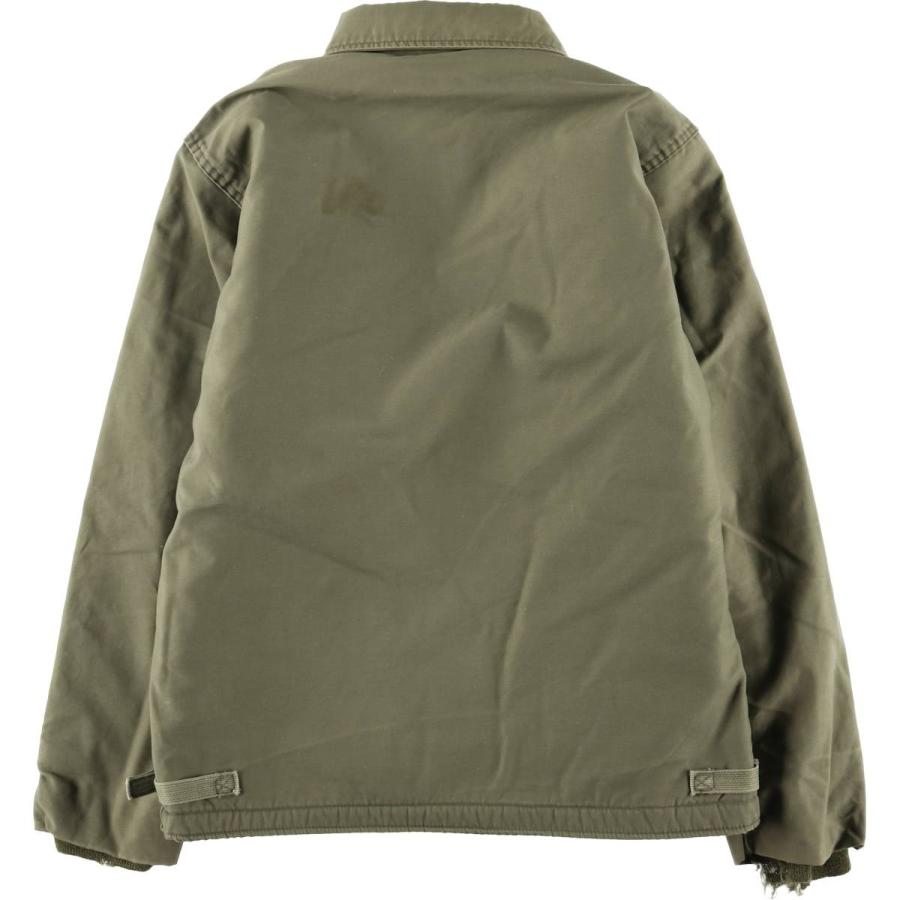 古着 訳あり特価 70年代 米軍実品 A-2 ミリタリー デッキジャケット USA製 MEDIUM メンズM相当 ヴィンテージ/evb029926 古着 訳あり特価 70年代 米軍実品 A-2 ミリタリー デッキジャケット