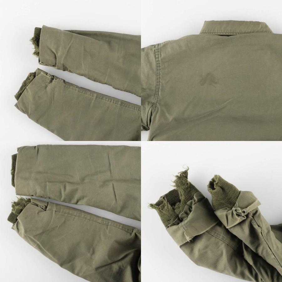 古着 訳あり特価 70年代 米軍実品 A-2 ミリタリー デッキジャケット