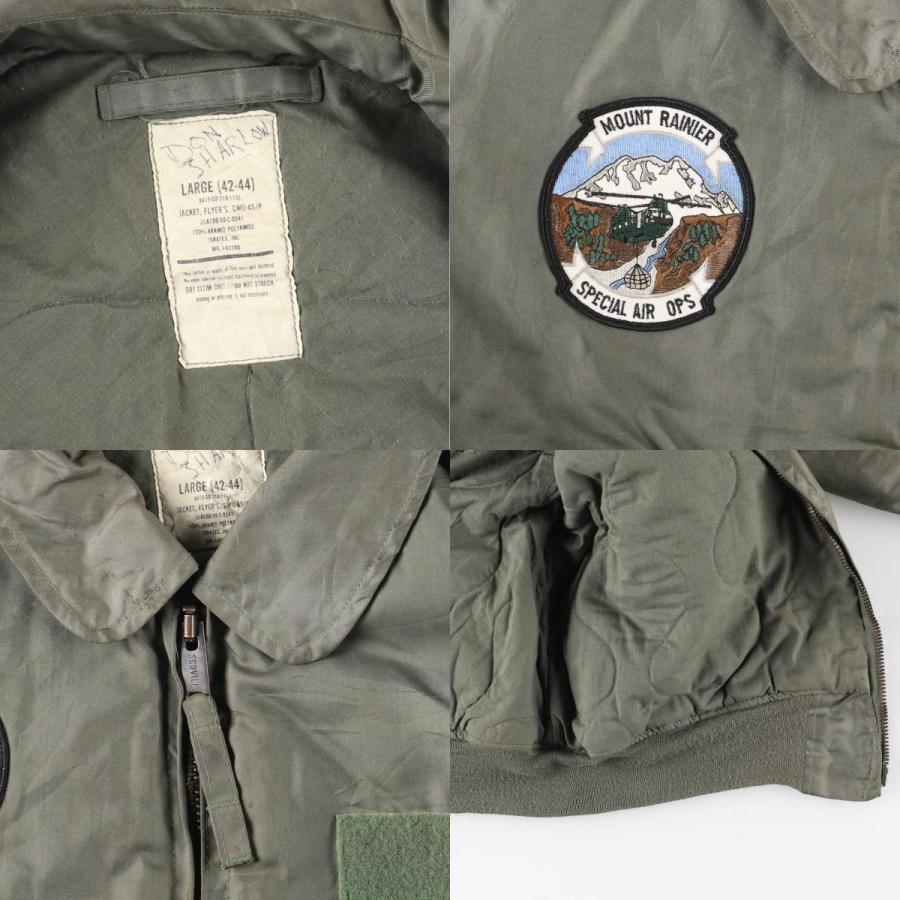 古着 90年代 米軍実品 CWU-45P ミリタリー フライトジャケット USA製