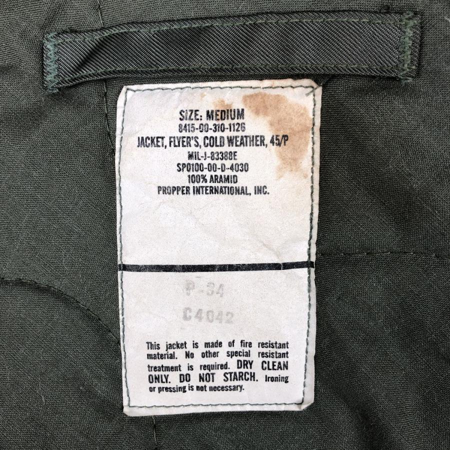 古着 米軍実品 00年代 CWU-45/P 中綿入り ミリタリー フライト