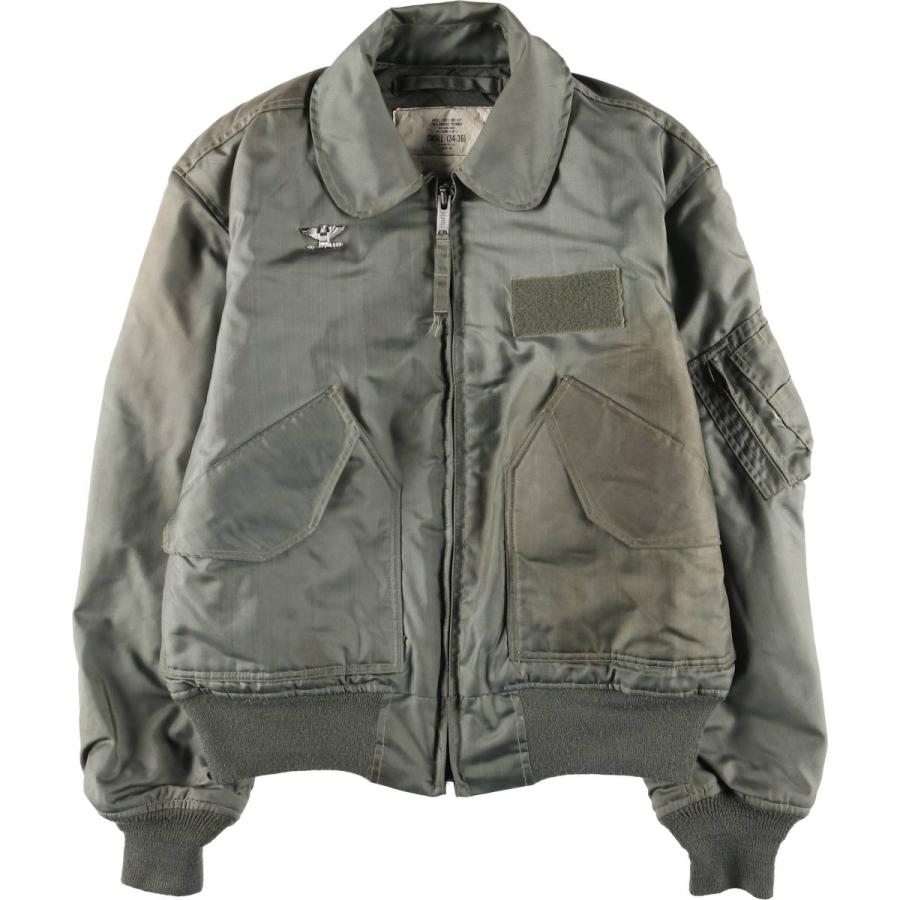 古着 80年代 米軍実品 バッジ付き 中綿入り CWU 45/P ミリタリー