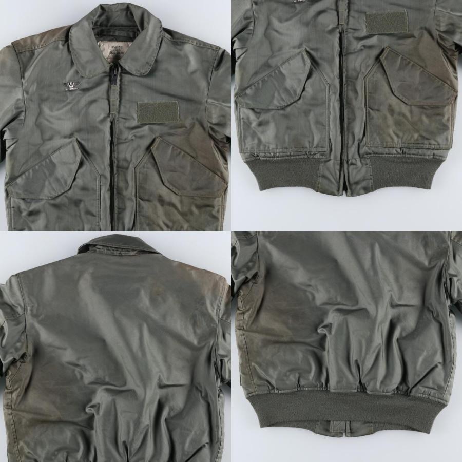 古着 80年代 米軍実品 バッジ付き 中綿入り CWU 45/P ミリタリー