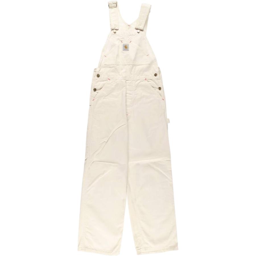 Carharttオーバーオール 生成り USA製 Carhartt 古着 80年代