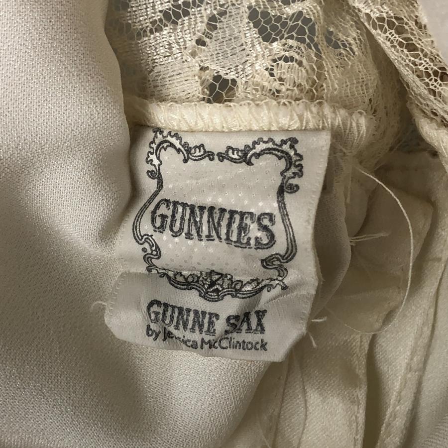 VINTAGE　GUNNIES　ブラウス 古着 70年代 ガンネサックス GUNNE SAX GUNNIES ガニーズ スタンド