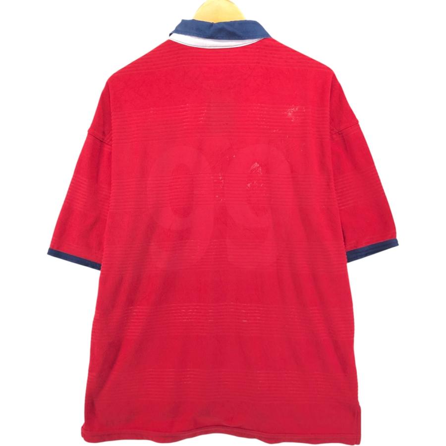 アンブロ　イングランド代表　ユニホーム 90s イギリス製 L umbro 古着 90~00年代 アンブロ イングランド代表 パイル地 襟