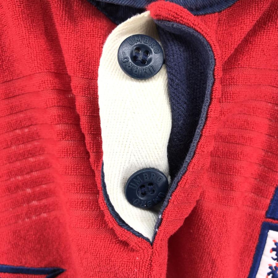 umbro（アンブロ） 古着 90~00年代 イングランド代表 パイル地 襟付き