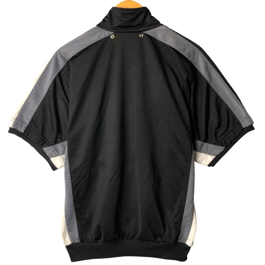 90年代スペインadidasアディダスベロア古着トラックジャケット黒R634 adidas(アディダス) ベロア トラックジャケット ジャージ