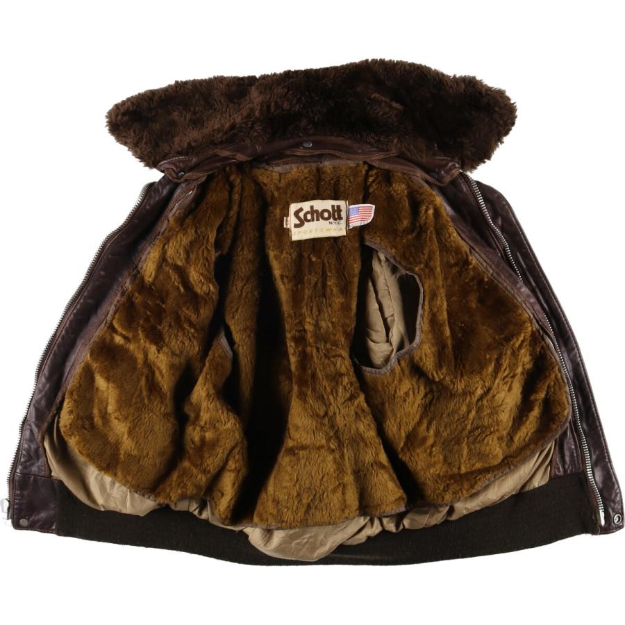 Schott N.Y.C 古着 70~80年代 ショット SCHOTT G-1タイプ レザー