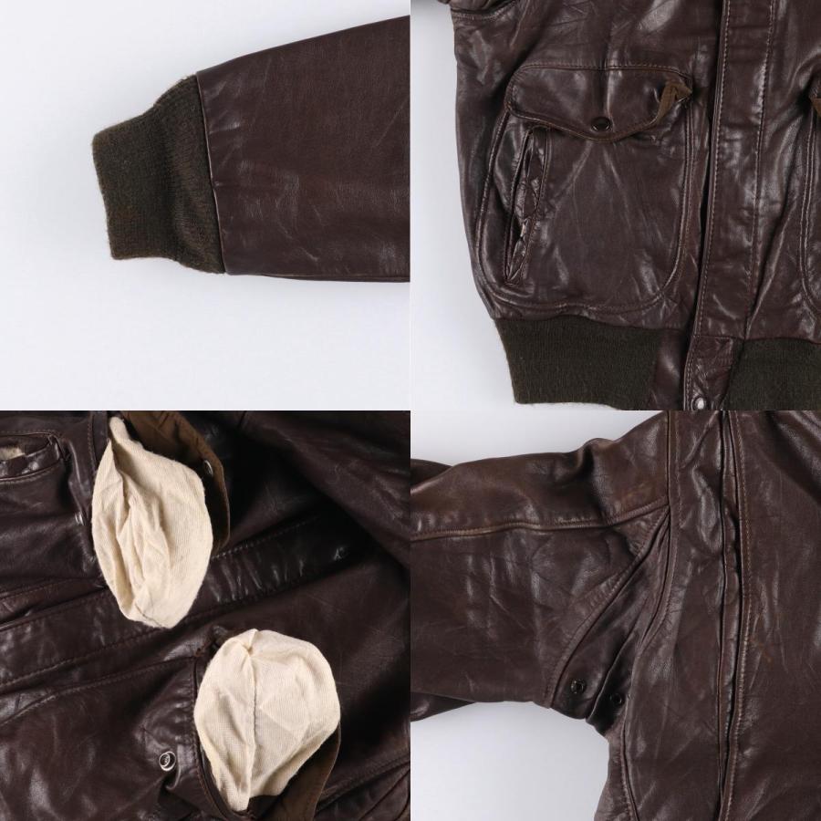 80s schott(ショット) レザージャケット　G-1タイプ k-fed20y23n04race8.jpg