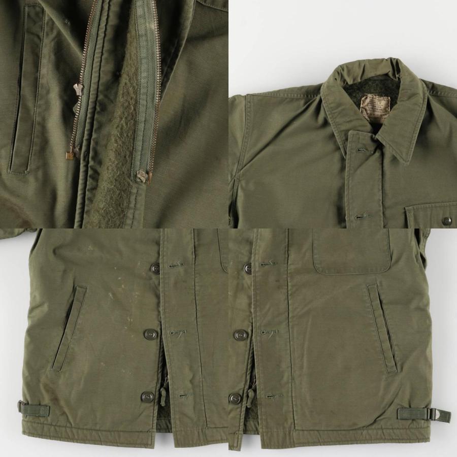 古着 60年代 米軍実品 A-2 バックステンシル ミリタリー デッキ